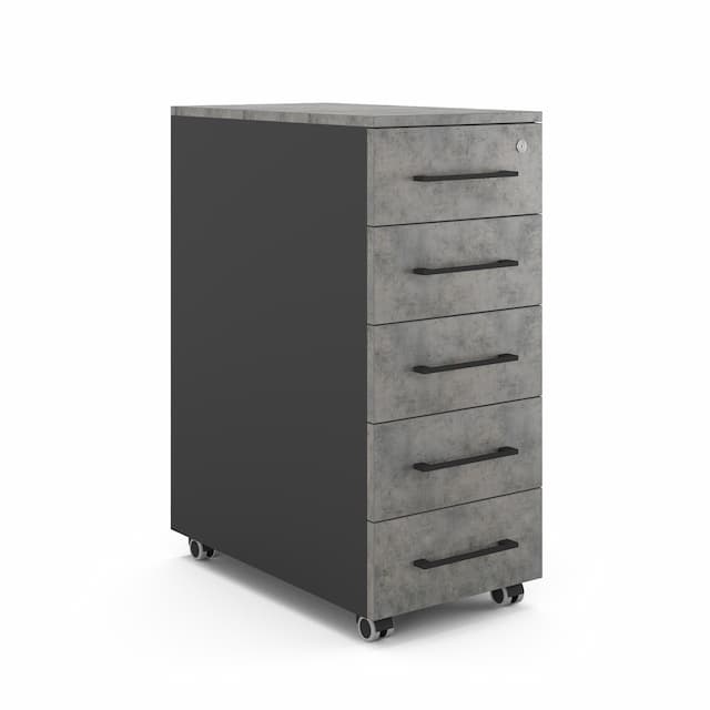 Тумба мобильная Kobor TМ5-40/60 black/chicago