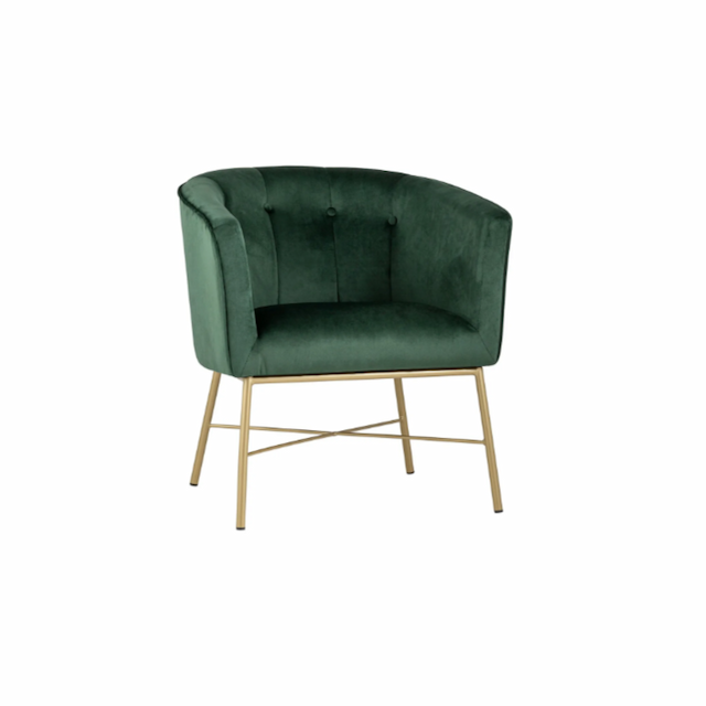 Кресло Клен Штоллен сгр317 с мягким сиденьем (велюр, зеленый)