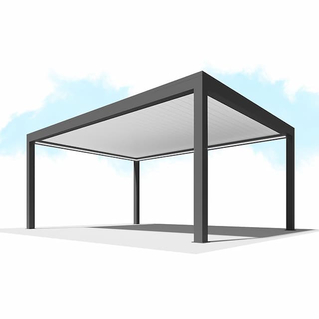 Пергола Сити-Форм Pergola В500-25П Bioclimatic с поворотными ламелями ЛАМЕЛЬ 250 X 53 (7,0х4,5) 1 модуль