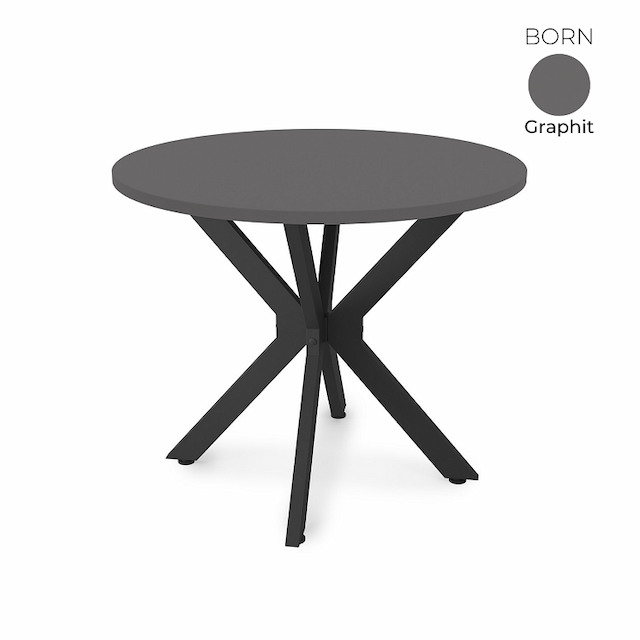 Стол обеденный круглый Алсав 21BORN-R.900 Grafit