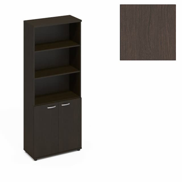 Шкаф для документов полузакрытый Юнитекс А4 (78x36.4x193) А4 9371 ВТ венге