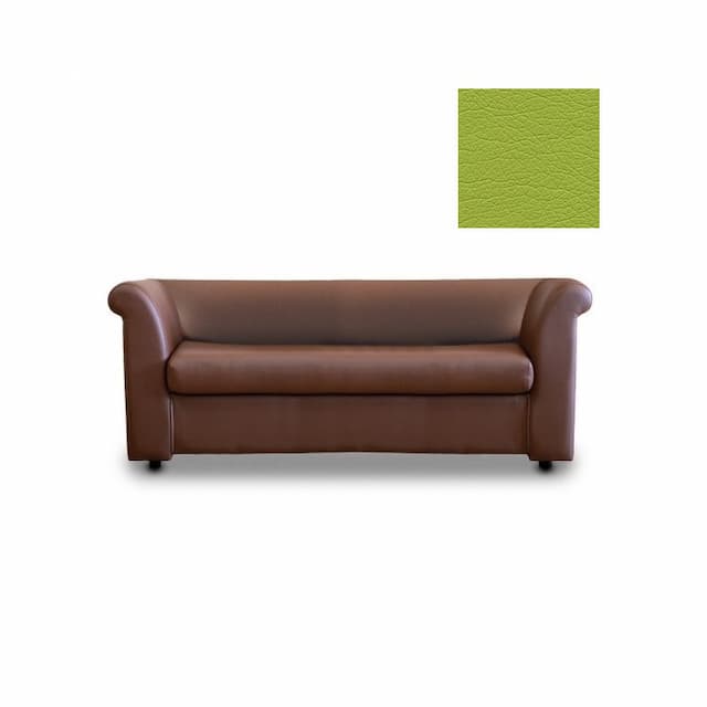 Диван 3-х местный Юнитекс ПАРЛАМЕНТ МД3.05.5. Х экокожа премиум / фисташковая