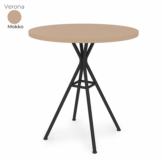 Стол обеденный круглый Алсав 21Verona.007.R Mokko