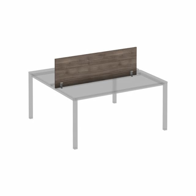 Экран с кронштейнами фронтальный для станции 160 на сером каркасе Юнитекс Комфорт КФ К.С 848 ШТ дуб шамони темный