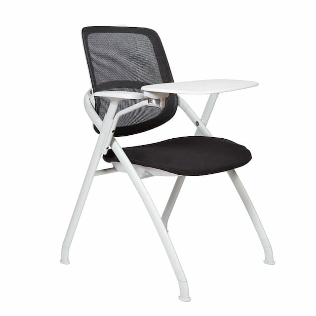 Кресло офисное Norden CLIP CH-532C-X-HS (черная сетка/черная ткань/белый пластик пюпитр)