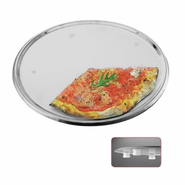 Противень для пиццы d 50см h4см, нерж.сталь, на ножках LILLY CODROIPO 472/50LC