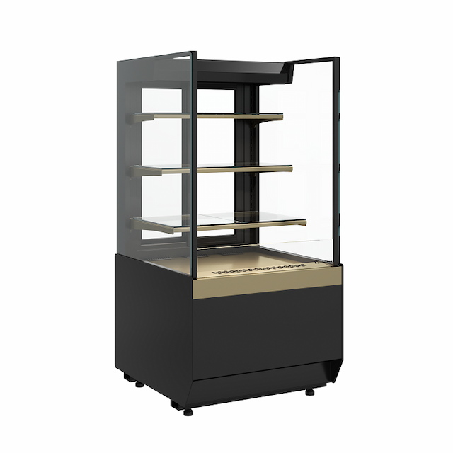 Витрина холодильная Carboma Cube 2 KC70 VM 0,6-2 STANDARD открытая прямая боковина (версия 2.0) (9005-0109)