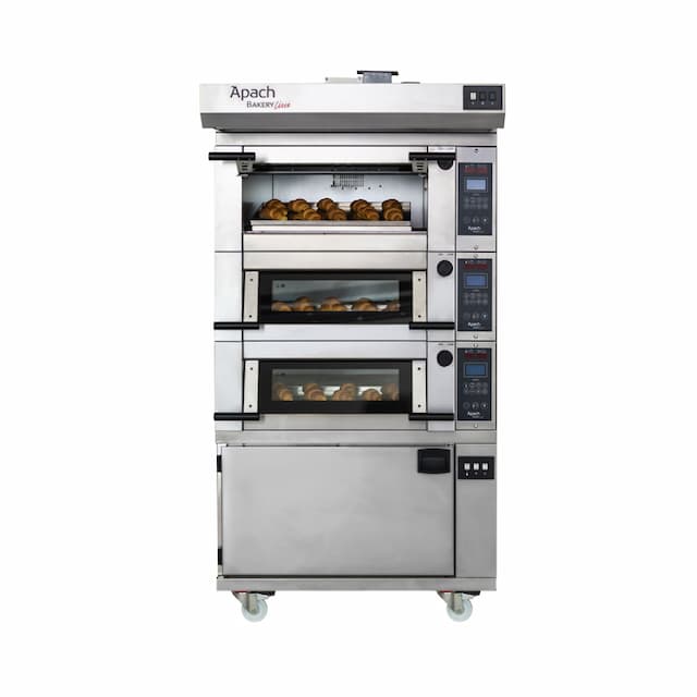 Печь подовая с расстойкой APACH BAKERY LINE E2K4P DPBI-T